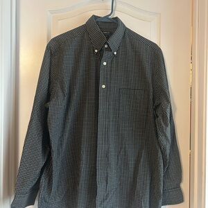 Croft & Barrow Black and White Gingham Shirt